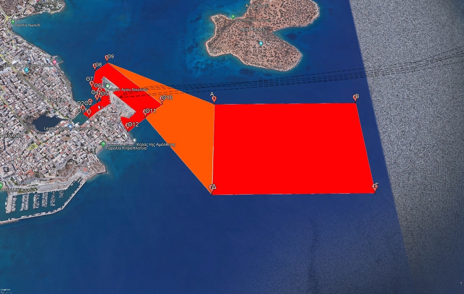 Sea Restriction Area